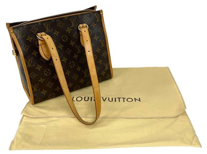 Borsa Tote Louis Vuitton Popincourt Au Marrone - vista 9