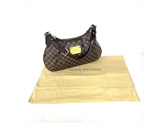 Borsa a Spalla Louis Vuitton Thames GM Marrone - vista 10