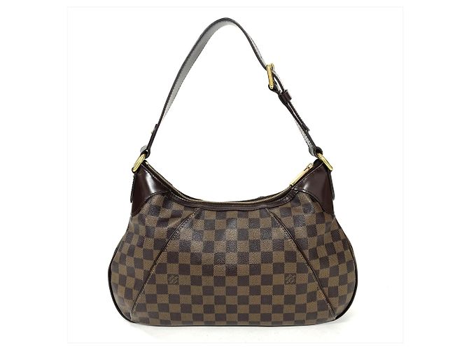 Borsa a Spalla Louis Vuitton Thames GM Marrone - vista 2