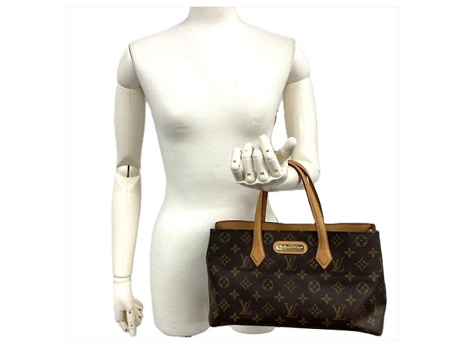 Borsa Louis Vuitton Wilshire PM Marrone - vista 10