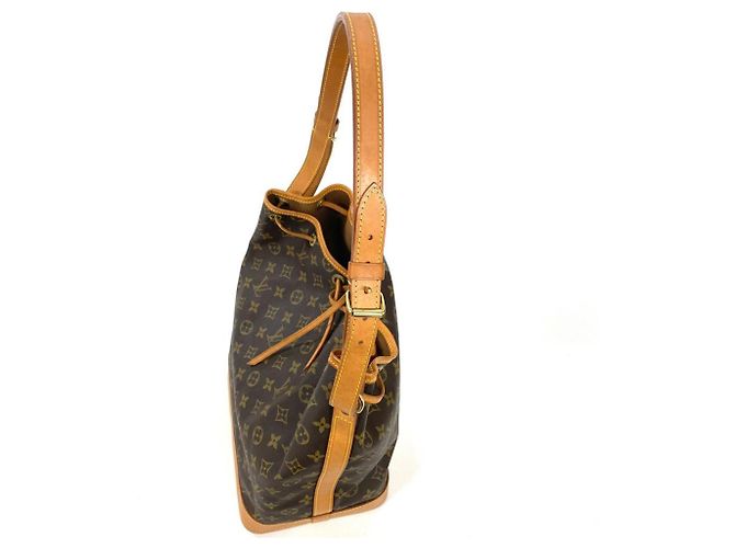 Borsa a Spalla Louis Vuitton Noe Marrone - vista 3