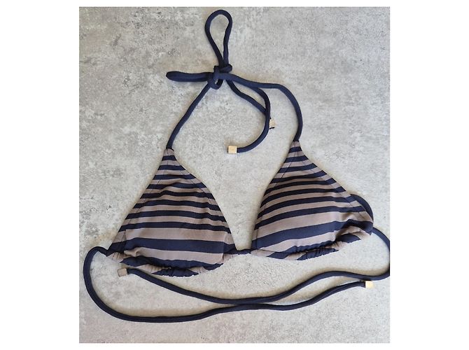 Autre Marque Bikini RISK x Andrés Sardá Rayures Bleu et Beige - vue 5