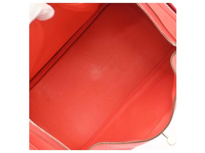 Hermès Hermes Lindy Clemence 34 Rosso - vista 3