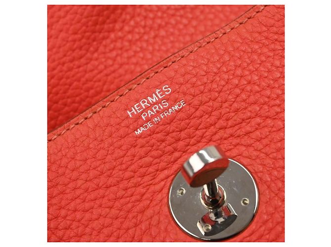 Hermès Hermes Lindy Clemence 34 Rosso - vista 4