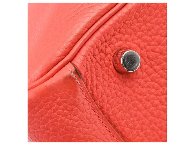 Hermès Hermes Lindy Clemence 34 Rosso - vista 7