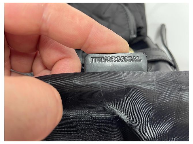 Burberry Bolsa de ombro em nylon acolchoado e couro Preto - vista 14