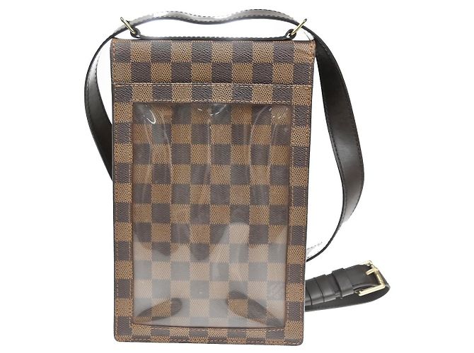 Louis Vuitton Portobello Messenger Damier Ebene Marrone - vista 2