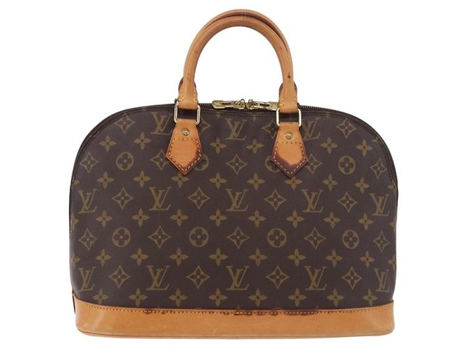 Louis Vuitton Vintage Alma Monogram Canvas PM Braun - Ansicht 2