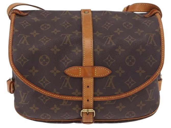 Louis Vuitton Saumur Monogram Canvas 30 Marrone - vista 2