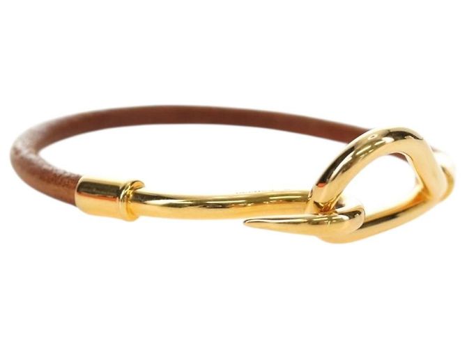 Hermès Hermes Jumbo Hook in pelle intrecciata e metallo - vista 7
