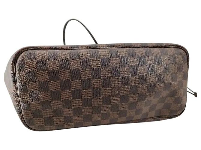 Bolso Tote Louis Vuitton Neverfull Damier MM Castaño - vista 2