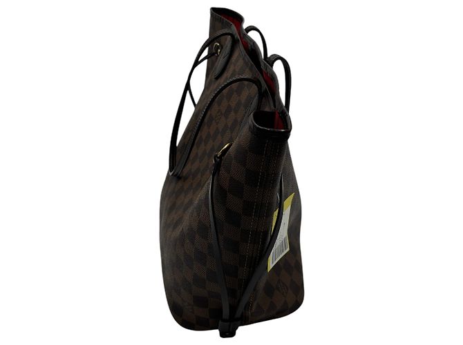 Bolso Tote Louis Vuitton Neverfull Damier MM Castaño - vista 4