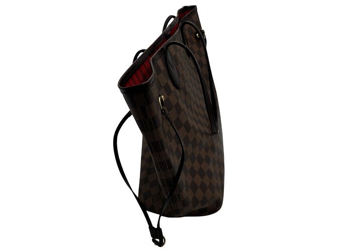 Bolso Tote Louis Vuitton Neverfull Damier MM Castaño - vista 5