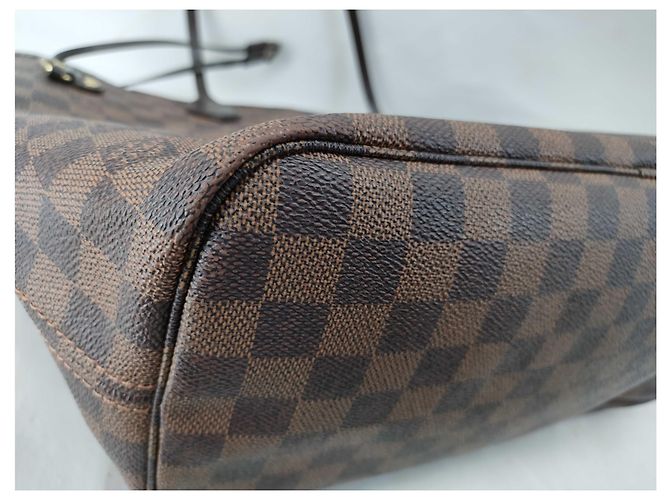 Bolso Tote Louis Vuitton Neverfull Damier MM Castaño - vista 6