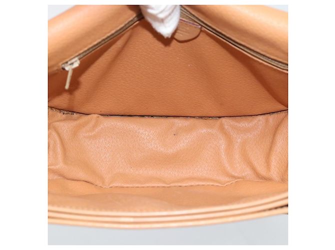 Céline Celine Vintage Macadam Tela e Pelle Marrone - vista 5