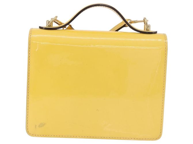 Louis Vuitton Monceau Vernis BB Gelb - Ansicht 2