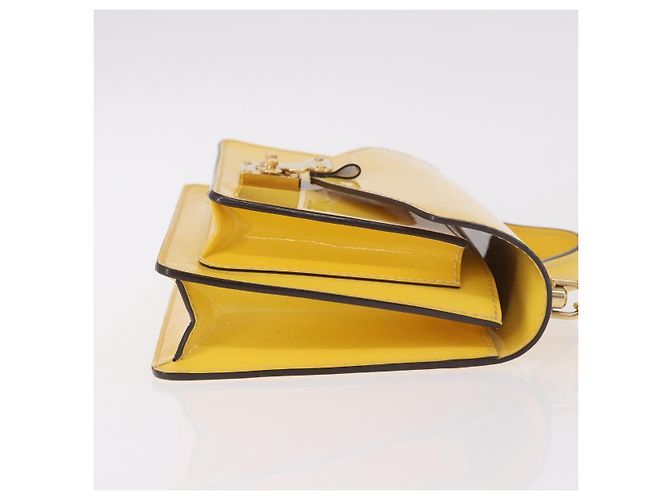 Louis Vuitton Monceau Vernis BB Gelb - Ansicht 3