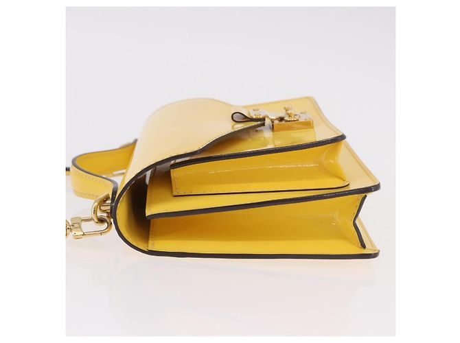 Louis Vuitton Monceau Vernis BB Gelb - Ansicht 4
