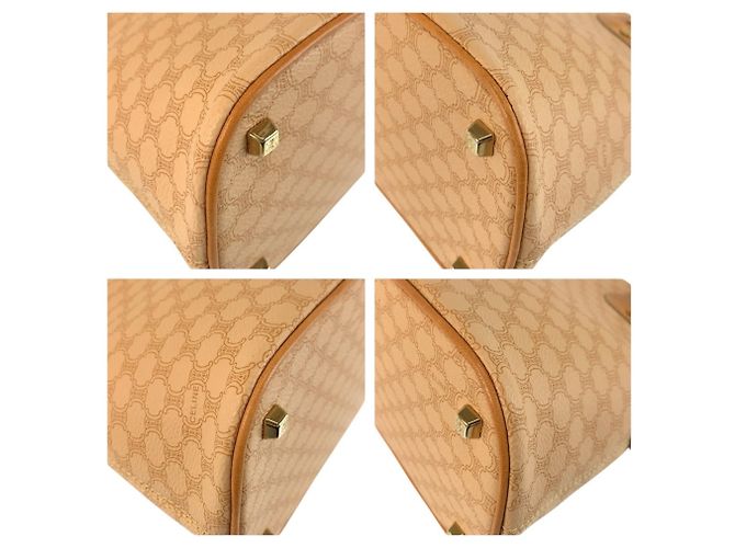 Céline CELINE Vintage Macadam Handtasche Beige Kamel - Ansicht 4