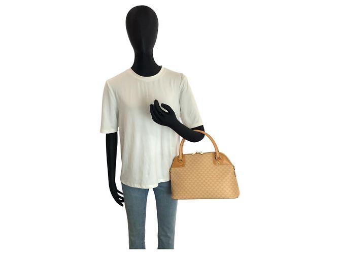 Céline CELINE Vintage Macadam Handtasche Beige Kamel - Ansicht 6
