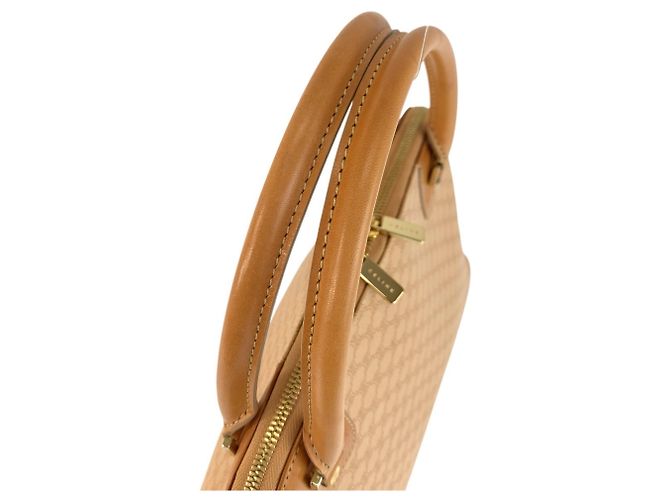 Céline CELINE Vintage Macadam Handtasche Beige Kamel - Ansicht 8