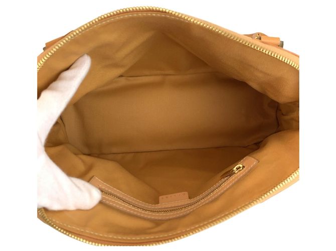 Céline CELINE Vintage Macadam Handtasche Beige Kamel - Ansicht 9