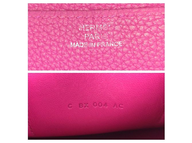 Hermès Cartera larga Dogon GM Hermes Rosa Púrpura - vista 5