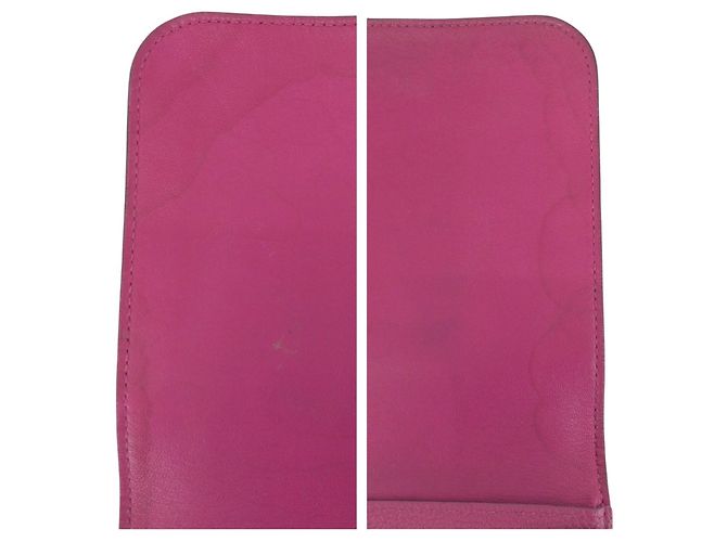 Hermès Cartera larga Dogon GM Hermes Rosa Púrpura - vista 7