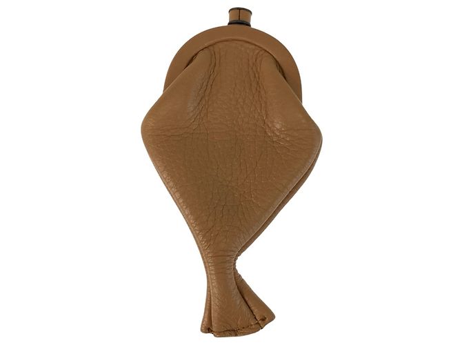 Monedero de cuero marrón Bottega Veneta - vista 2