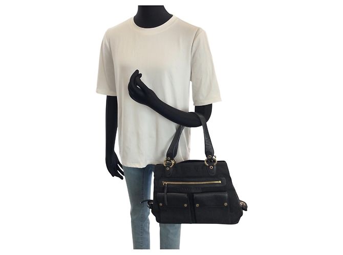 Bulgari Borsa Tote Maxi Bvlgari Logomania Letter nera Nero - vista 7