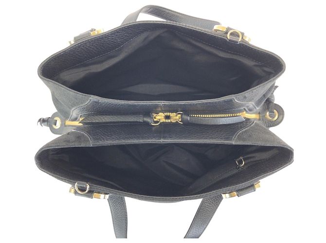 Bulgari Borsa Tote Maxi Bvlgari Logomania Letter nera Nero - vista 9