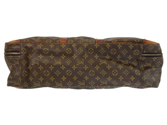Borsa da Viaggio Boston Louis Vuitton Monogram Sirius 55 Marrone Monogramma - vista 10
