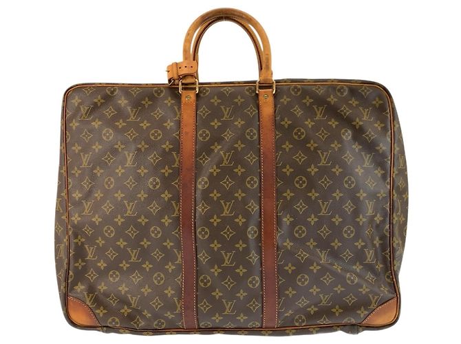 Borsa da Viaggio Boston Louis Vuitton Monogram Sirius 55 Marrone Monogramma - vista 2