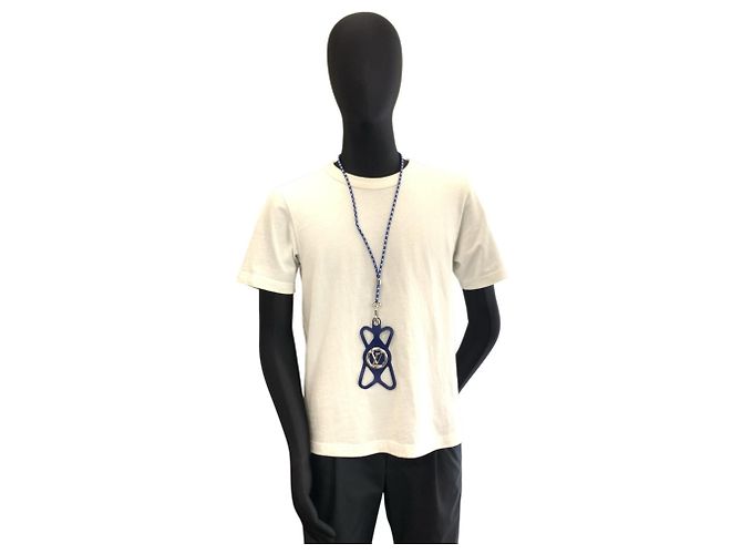 Louis Vuitton LV Circle Handyhalter Silber Blau - Ansicht 6