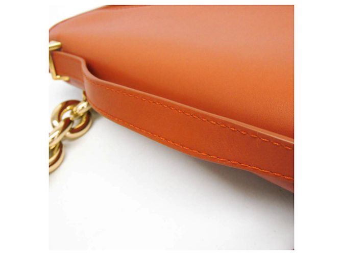 Bottega Veneta Mount Leather Small Arancione - vista 6