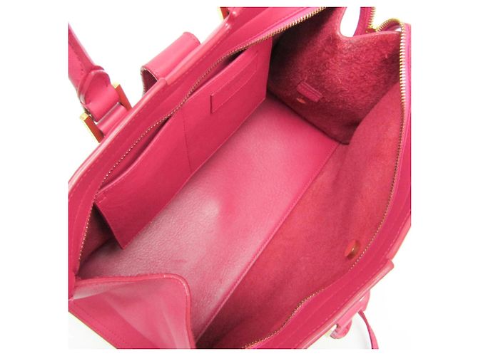 Saint Laurent Classic Y Cabas in pelle Small Rosa - vista 4