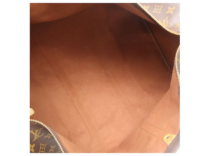 Borsa Boston Louis Vuitton Monogram Keepall 55 Marrone - vista 12