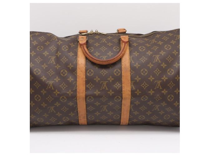 Borsa Boston Louis Vuitton Monogram Keepall 55 Marrone - vista 2