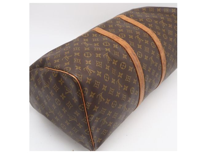 Borsa Boston Louis Vuitton Monogram Keepall 55 Marrone - vista 5