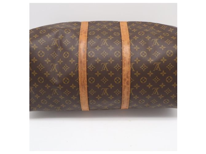 Borsa Boston Louis Vuitton Monogram Keepall 55 Marrone - vista 6