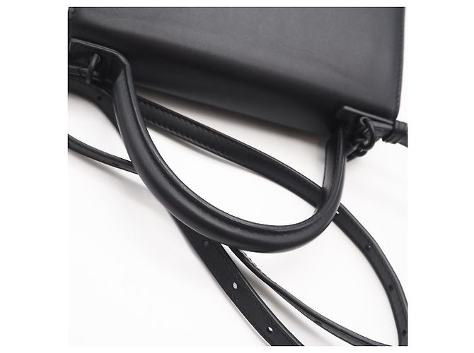 Borsa Balenciaga BB Logo Sharp XS Nero - vista 10