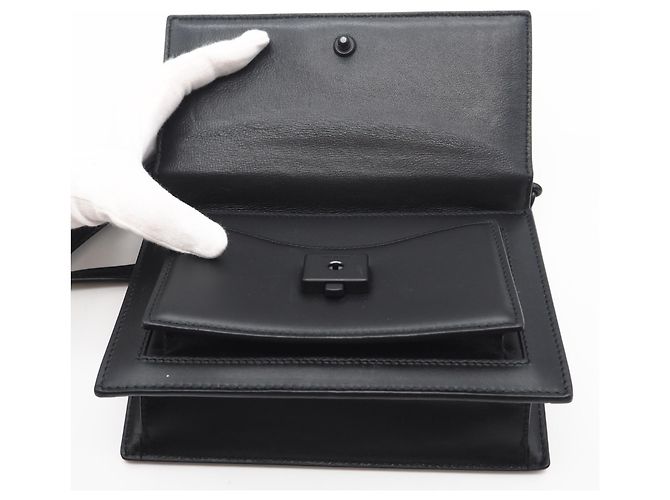Borsa Balenciaga BB Logo Sharp XS Nero - vista 11