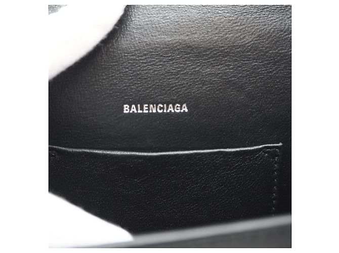 Borsa Balenciaga BB Logo Sharp XS Nero - vista 14