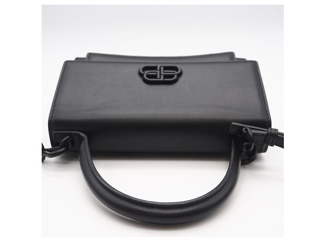 Borsa Balenciaga BB Logo Sharp XS Nero - vista 8