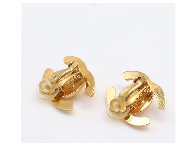 Pendientes CHANEL Coco Mark Turnlock GP - Oro para mujer Dorado - vista 2