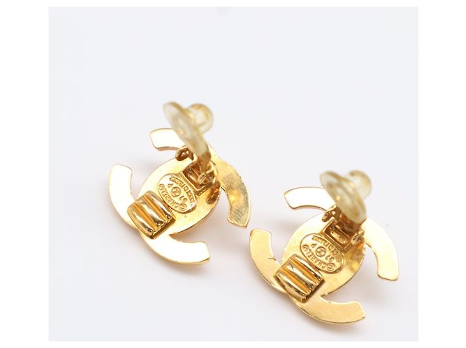 Pendientes CHANEL Coco Mark Turnlock GP - Oro para mujer Dorado - vista 4
