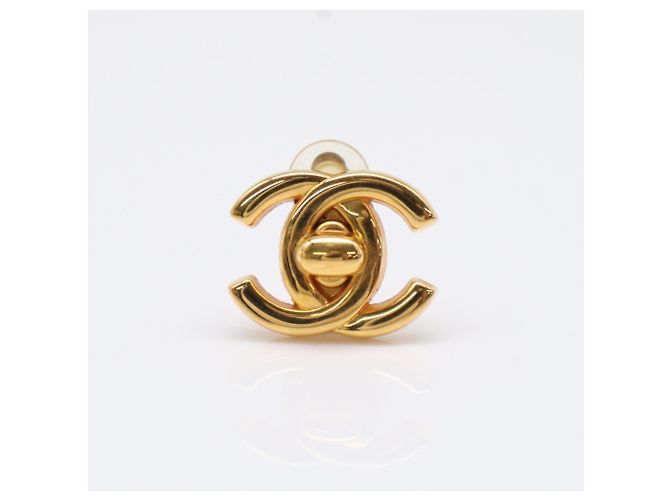 Pendientes CHANEL Coco Mark Turnlock GP - Oro para mujer Dorado - vista 5
