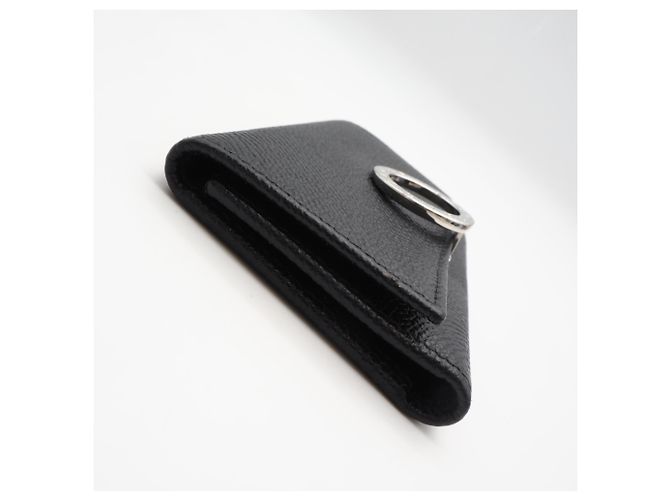 Bulgari Bvlgari Bvlgari Grain Leather Key Case Black - view 5
