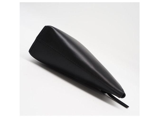 Clutch Loewe T Pouch in pelle di vitello Nero - vista 6