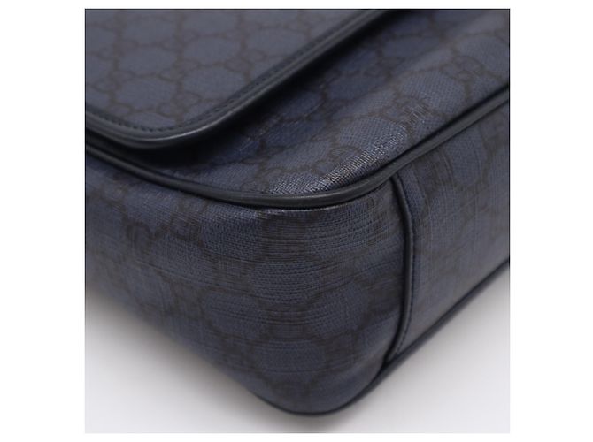 Borsa a tracolla GUCCI GG Supreme Ophidia Nero - vista 11